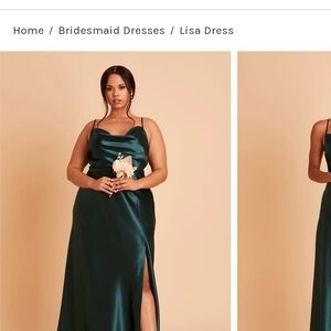 Birdy Grey Emerald Satin Maxi Dress